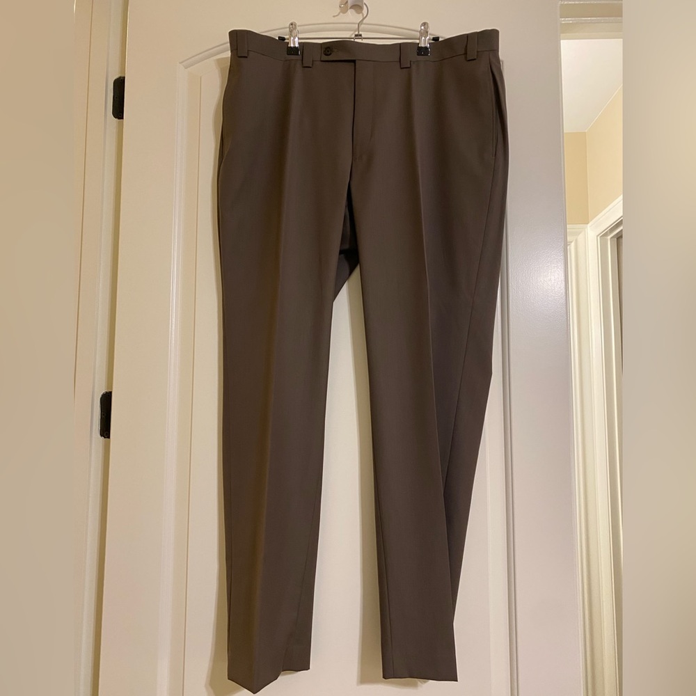 Calvin Klein Men's Olive Dress Pants